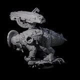Stacked Saurian Siege Beast C Miniature for Dungeons and Dragons, Pathfinder or other TTRPGs