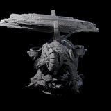 Stacked Saurian Siege Beast C Miniature for Dungeons and Dragons, Pathfinder or other TTRPGs