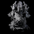 Stacked Saurian Siege Beast D Miniature for Dungeons and Dragons, Pathfinder or other TTRPGs