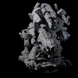 Stacked Saurian Siege Beast D Miniature for Dungeons and Dragons, Pathfinder or other TTRPGs
