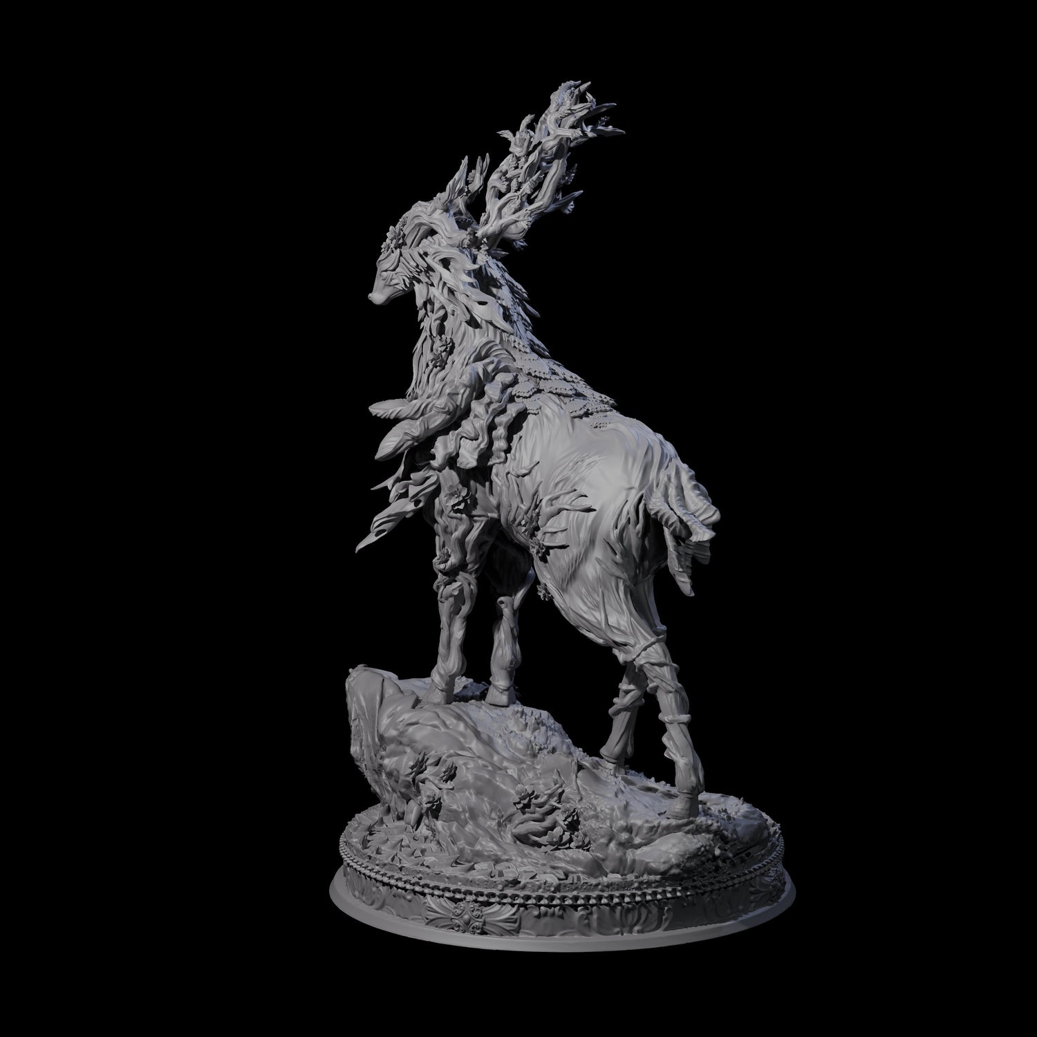 Stag-Like Forest Guardian Miniature for Dungeons and Dragons, Pathfinder or other TTRPGs