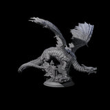 Stalking Chromatic Dragon Miniature for Dungeons and Dragons, Pathfinder or other TTRPGs