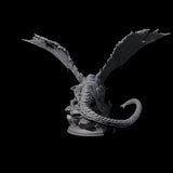 Stalking Chromatic Dragon Miniature for Dungeons and Dragons, Pathfinder or other TTRPGs