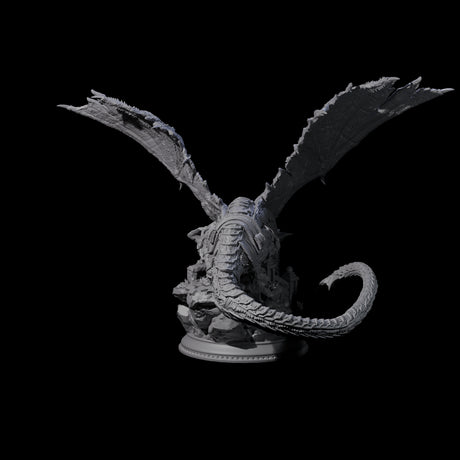 Stalking Chromatic Dragon Miniature for Dungeons and Dragons, Pathfinder or other TTRPGs