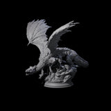 Stalking Chromatic Dragon Miniature for Dungeons and Dragons, Pathfinder or other TTRPGs