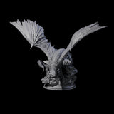 Stalking Chromatic Dragon Miniature for Dungeons and Dragons, Pathfinder or other TTRPGs
