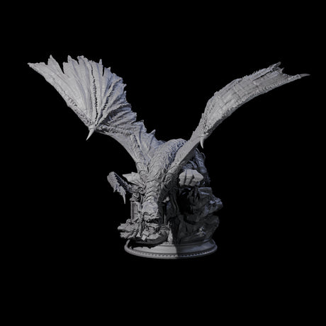 Stalking Chromatic Dragon Miniature for Dungeons and Dragons, Pathfinder or other TTRPGs