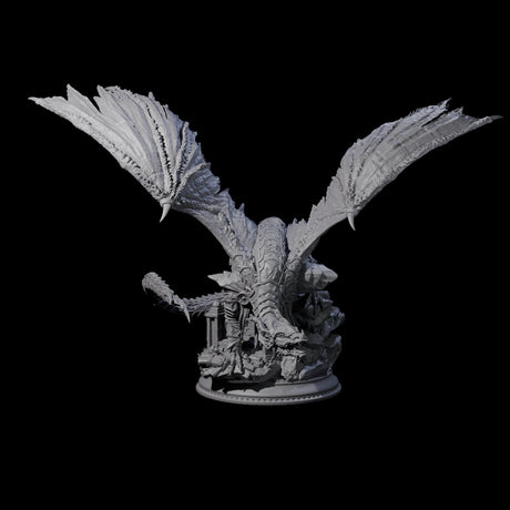 Stalking Chromatic Dragon Miniature for Dungeons and Dragons, Pathfinder or other TTRPGs