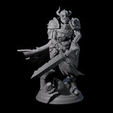 Stalking Death Knight Miniature for Dungeons and Dragons, Pathfinder or other TTRPGs