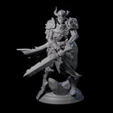Stalking Death Knight Miniature for Dungeons and Dragons, Pathfinder or other TTRPGs