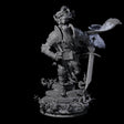 Stalking Dread Knight Miniature for Dungeons and Dragons, Pathfinder or other TTRPGs