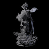 Stalking Dread Knight Miniature for Dungeons and Dragons, Pathfinder or other TTRPGs