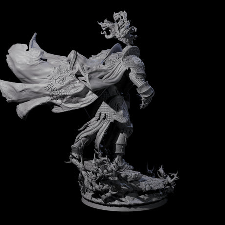 Stalking Dread Knight Miniature for Dungeons and Dragons, Pathfinder or other TTRPGs
