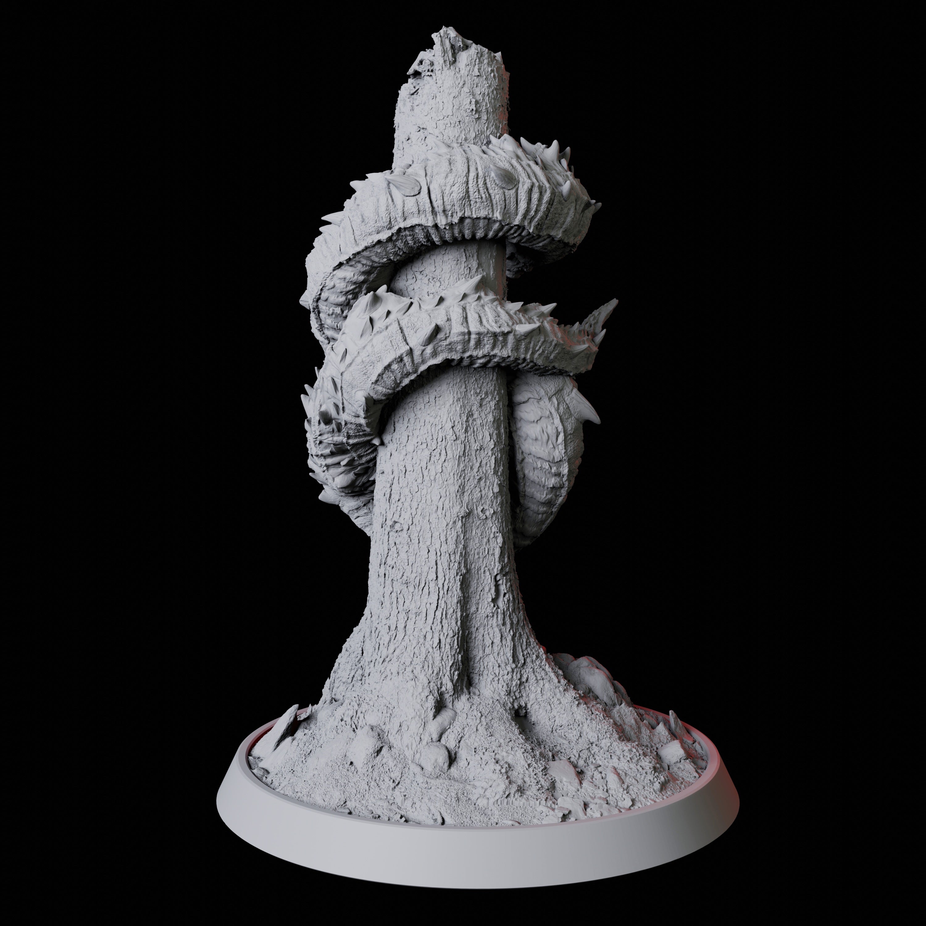 Stalking Frost Worm Miniature for Dungeons and Dragons