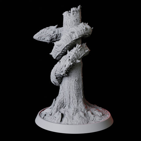 Stalking Frost Worm Miniature for Dungeons and Dragons, Pathfinder or other TTRPGs