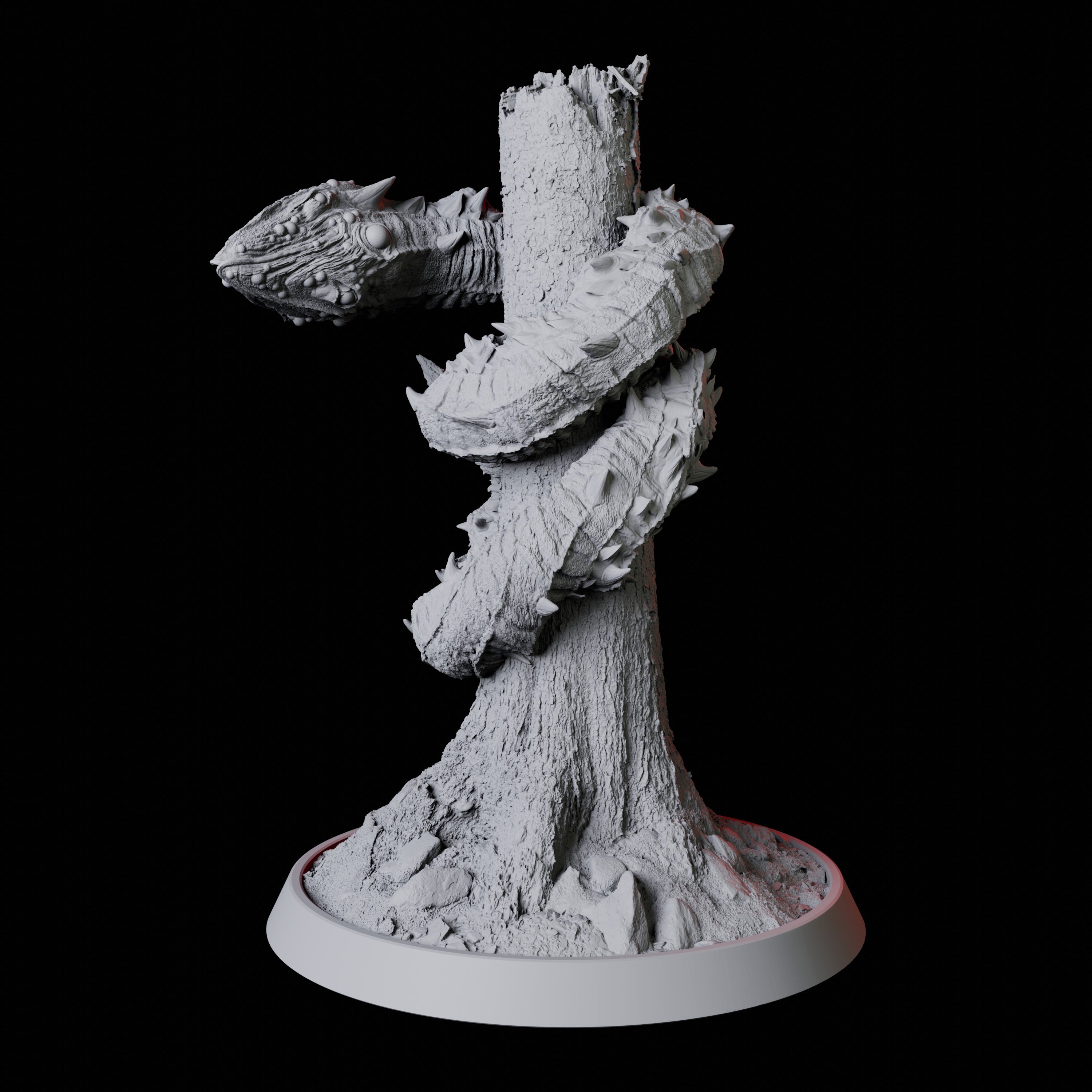 Stalking Frost Worm Miniature for Dungeons and Dragons