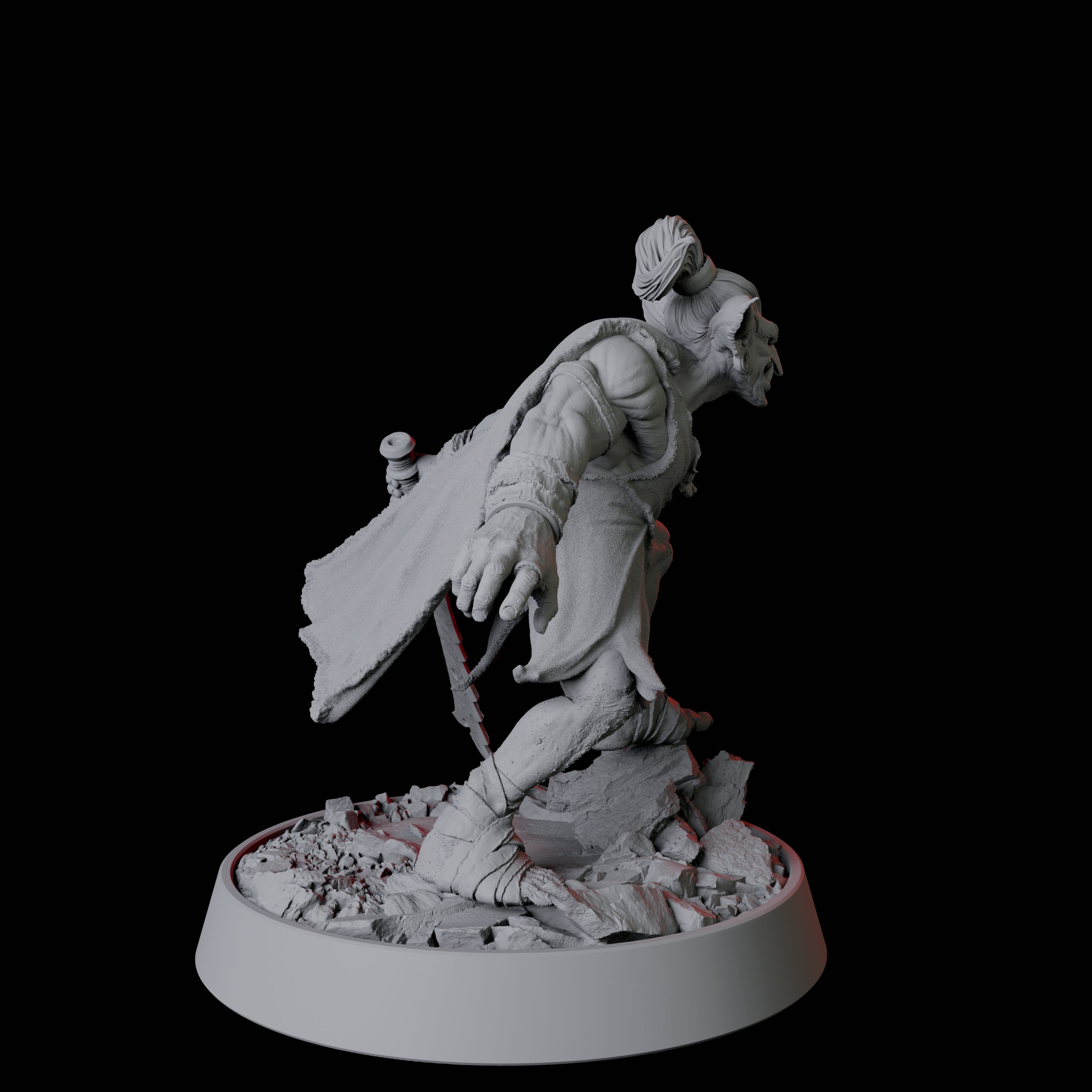 Stalking Goblin Warrior Miniature for Dungeons and Dragons