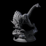 Stalking Linnorm Miniature for Dungeons and Dragons, Pathfinder or other TTRPGs