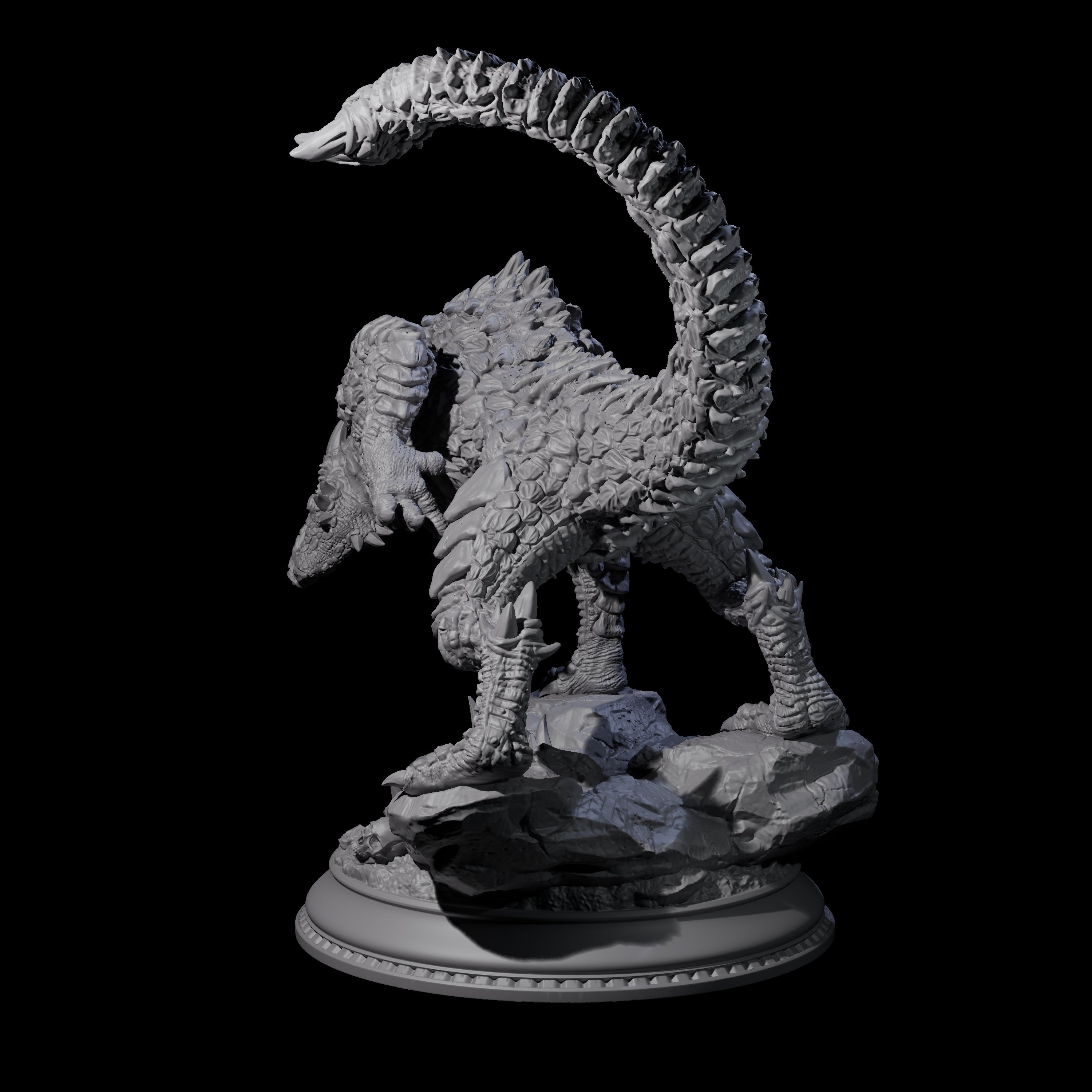 Stalking Linnorm Miniature for Dungeons and Dragons, Pathfinder or other TTRPGs