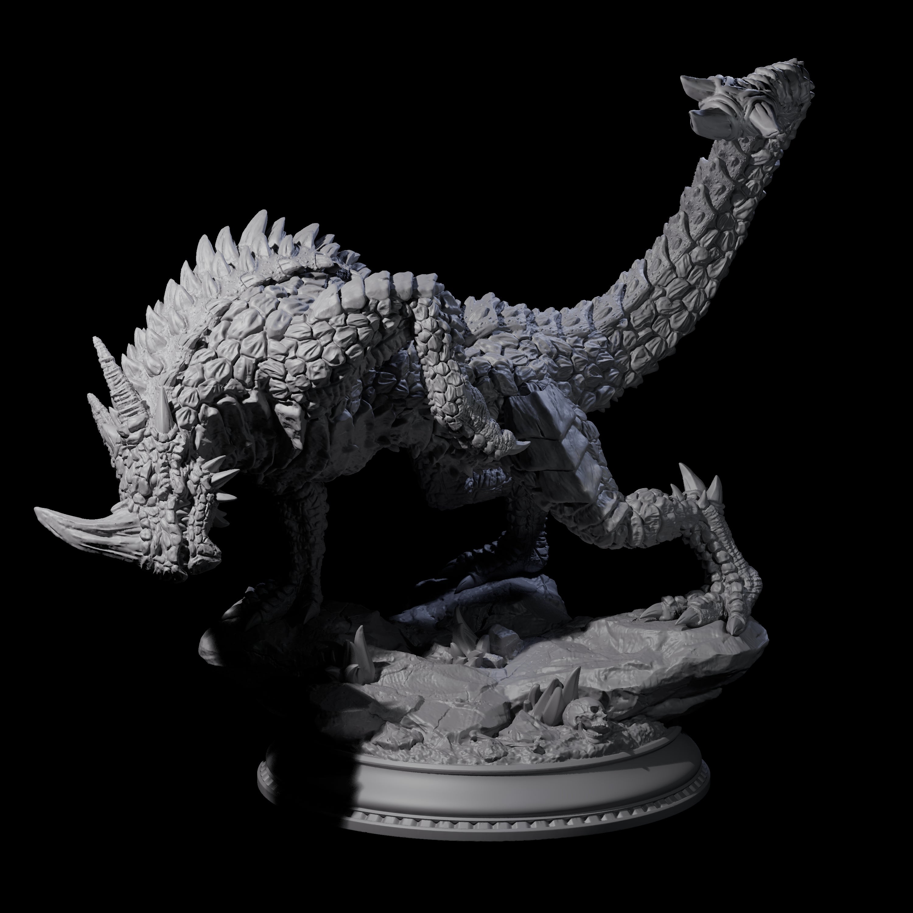 Stalking Linnorm Miniature for Dungeons and Dragons, Pathfinder or other TTRPGs