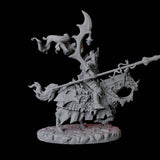 Stalking Mounted Revenant A Miniature for Dungeons and Dragons, Pathfinder or other TTRPGs