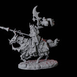 Stalking Mounted Revenant A Miniature for Dungeons and Dragons, Pathfinder or other TTRPGs