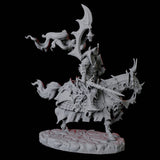 Stalking Mounted Revenant B Miniature for Dungeons and Dragons, Pathfinder or other TTRPGs