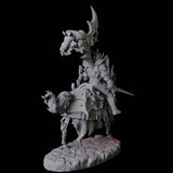 Stalking Mounted Revenant B Miniature for Dungeons and Dragons, Pathfinder or other TTRPGs