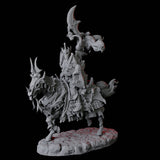 Stalking Mounted Revenant B Miniature for Dungeons and Dragons, Pathfinder or other TTRPGs