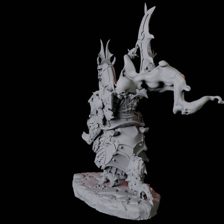 Stalking Mounted Revenant C Miniature for Dungeons and Dragons, Pathfinder or other TTRPGs