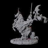 Stalking Mounted Revenant C Miniature for Dungeons and Dragons, Pathfinder or other TTRPGs