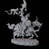 Stalking Mounted Revenant D Miniature for Dungeons and Dragons, Pathfinder or other TTRPGs