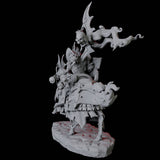 Stalking Mounted Revenant D Miniature for Dungeons and Dragons, Pathfinder or other TTRPGs