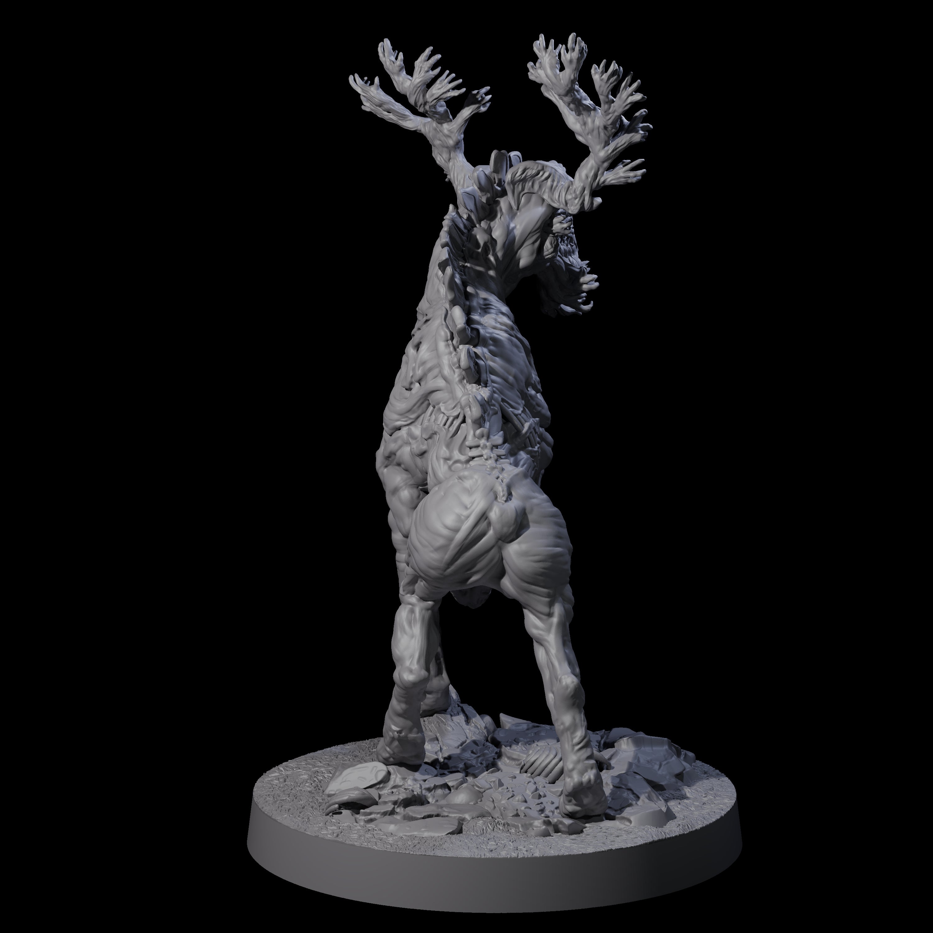 Stalking Skeletal Wendigo Miniature for Dungeons and Dragons, Pathfinder or other TTRPGs