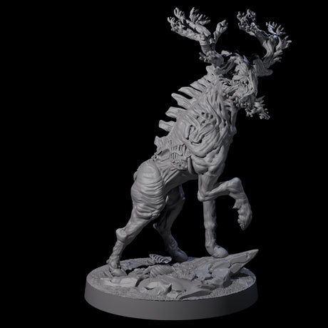 Stalking Skeletal Wendigo Miniature for Dungeons and Dragons, Pathfinder or other TTRPGs