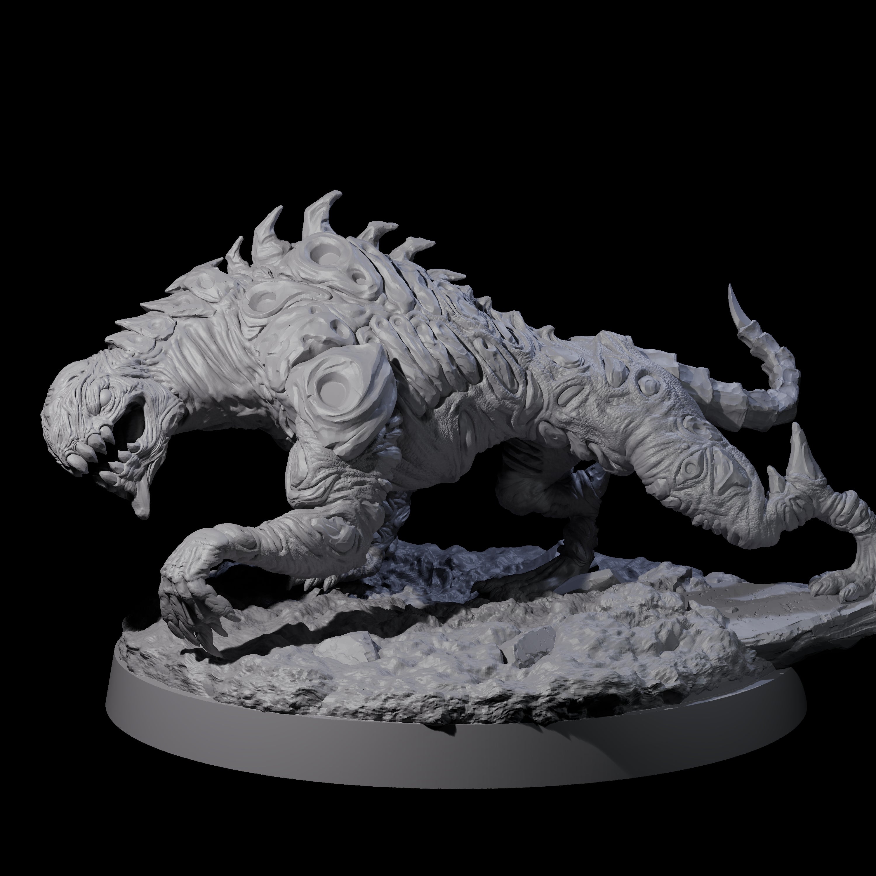 Stalking Slithering Tracker A Miniature for Dungeons and Dragons, Pathfinder or other TTRPGs