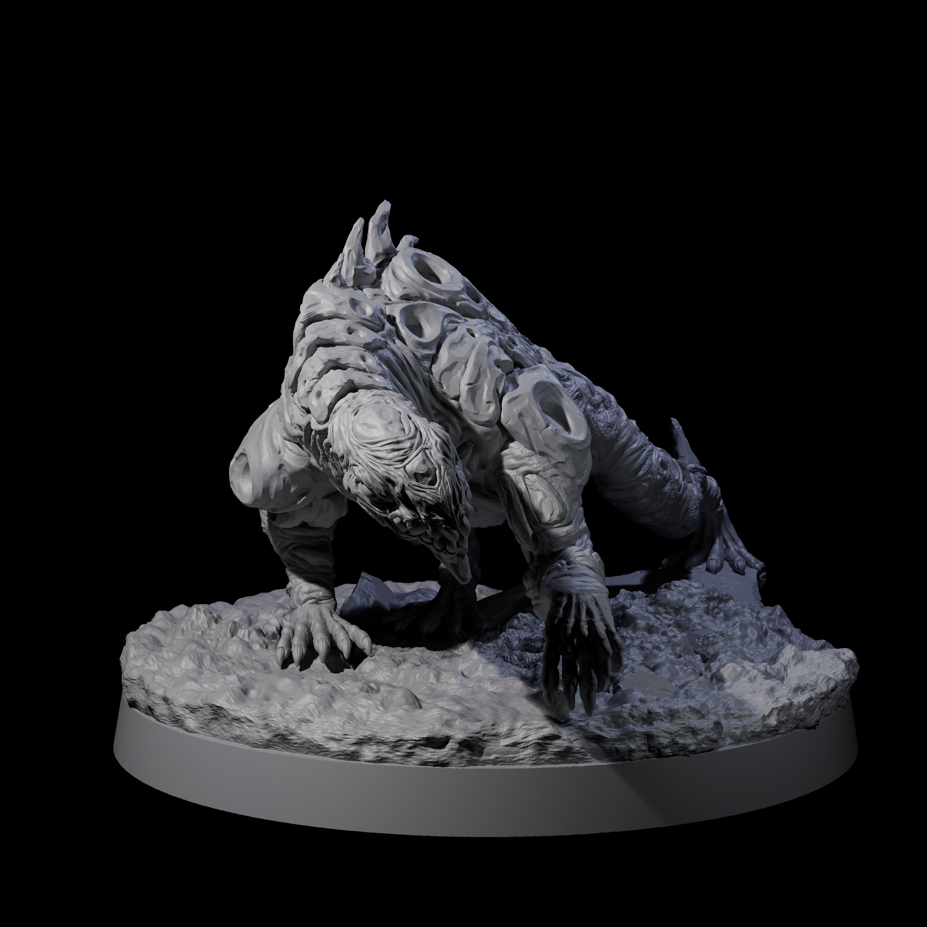 Stalking Slithering Tracker A Miniature for Dungeons and Dragons, Pathfinder or other TTRPGs