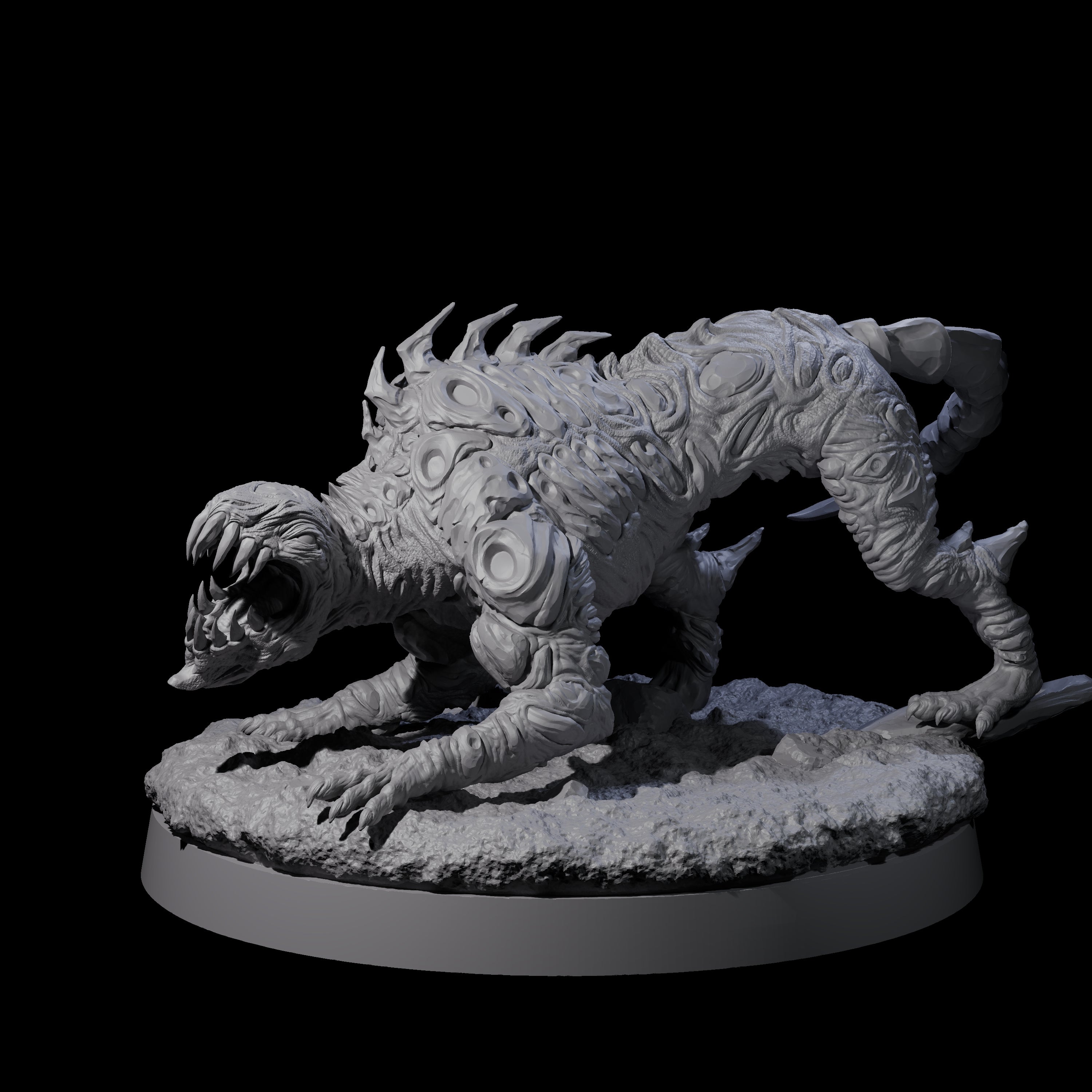 Stalking Slithering Tracker B Miniature for Dungeons and Dragons, Pathfinder or other TTRPGs