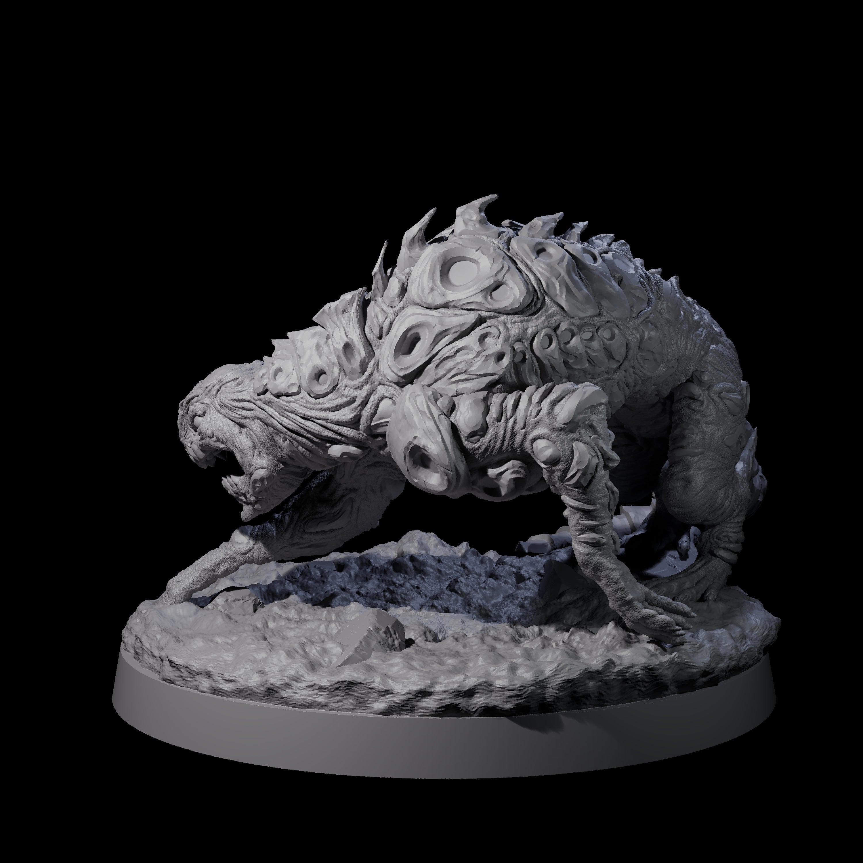 Stalking Slithering Tracker C Miniature for Dungeons and Dragons, Pathfinder or other TTRPGs