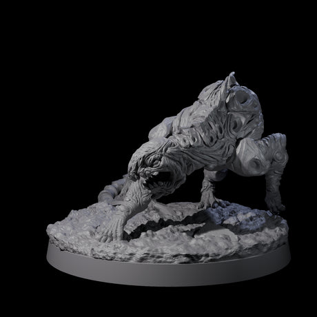 Stalking Slithering Tracker C Miniature for Dungeons and Dragons, Pathfinder or other TTRPGs