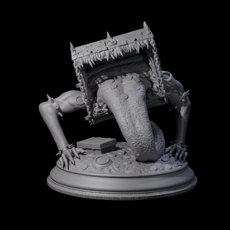 Stalking Treasure Mimic Miniature for Dungeons and Dragons, Pathfinder or other TTRPGs
