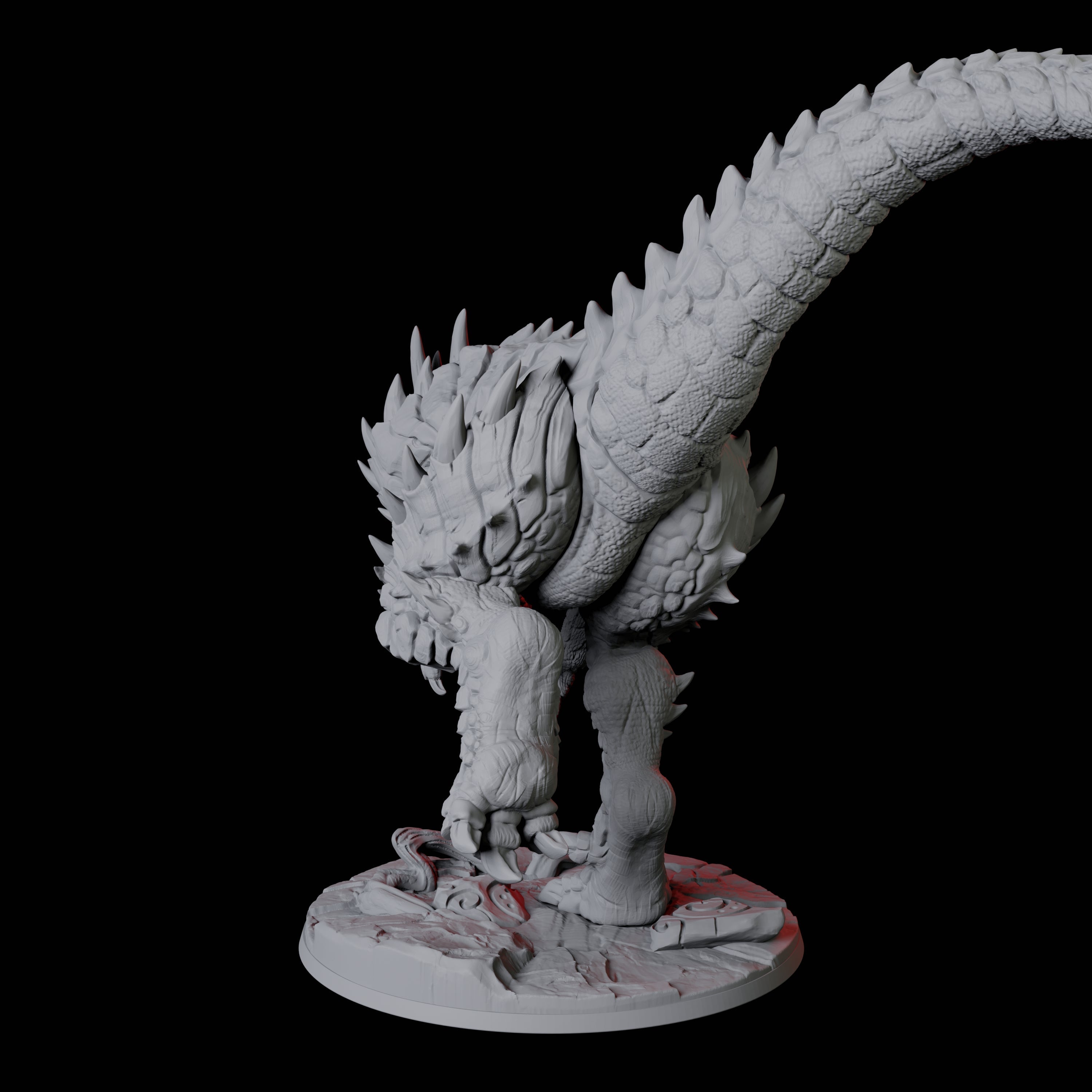 Stalking Tyrannosaurus Rex Miniature for Dungeons and Dragons, Pathfinder or other TTRPGs