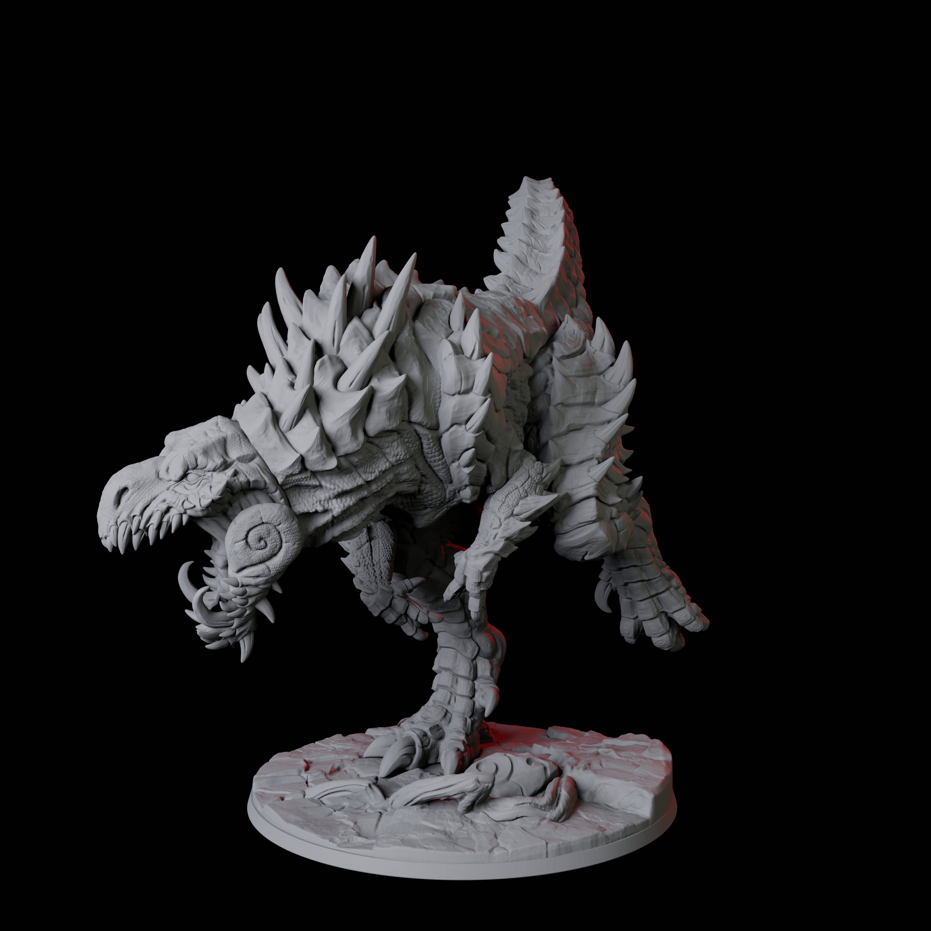 Stalking Tyrannosaurus Rex Miniature for Dungeons and Dragons, Pathfinder or other TTRPGs