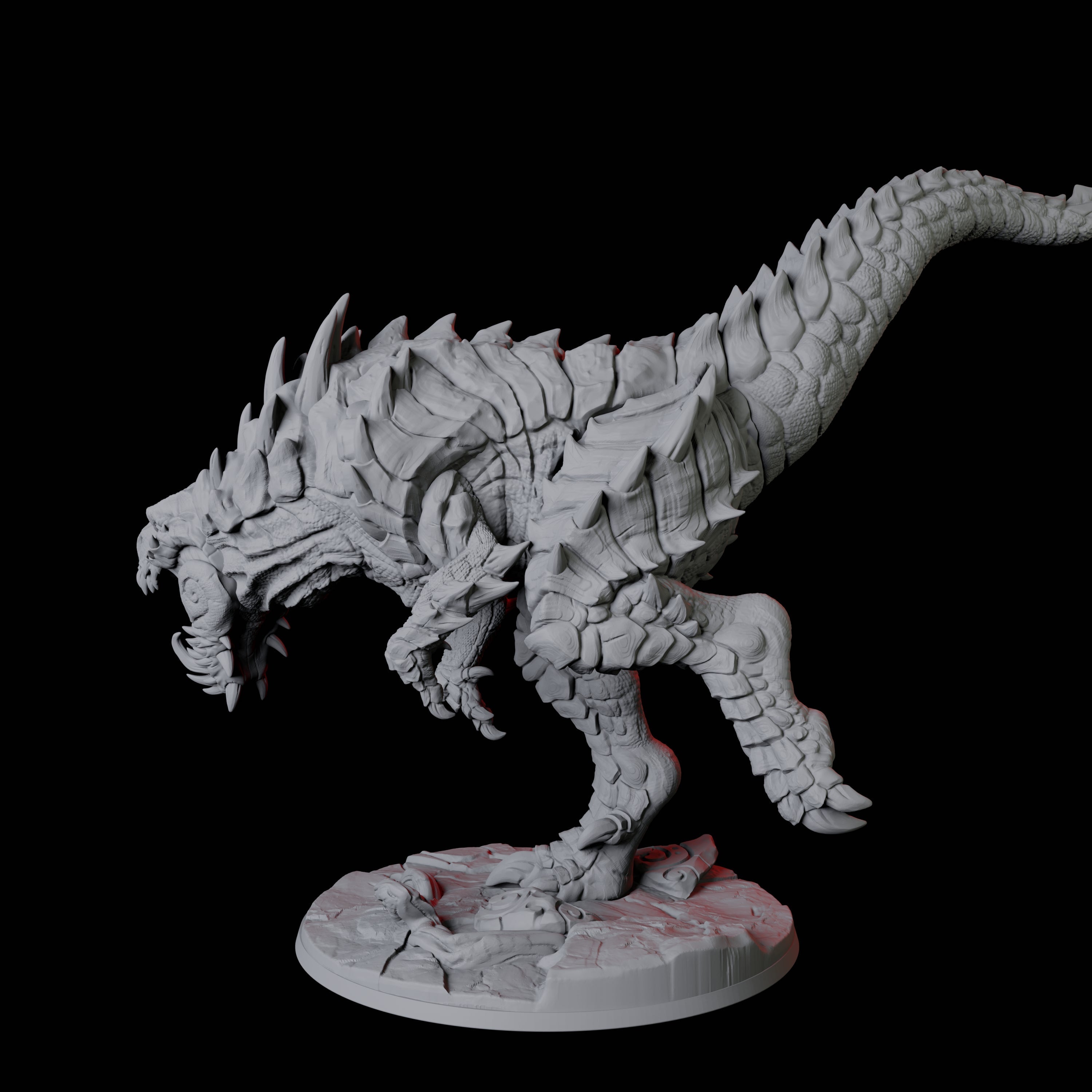 Stalking Tyrannosaurus Rex Miniature for Dungeons and Dragons, Pathfinder or other TTRPGs