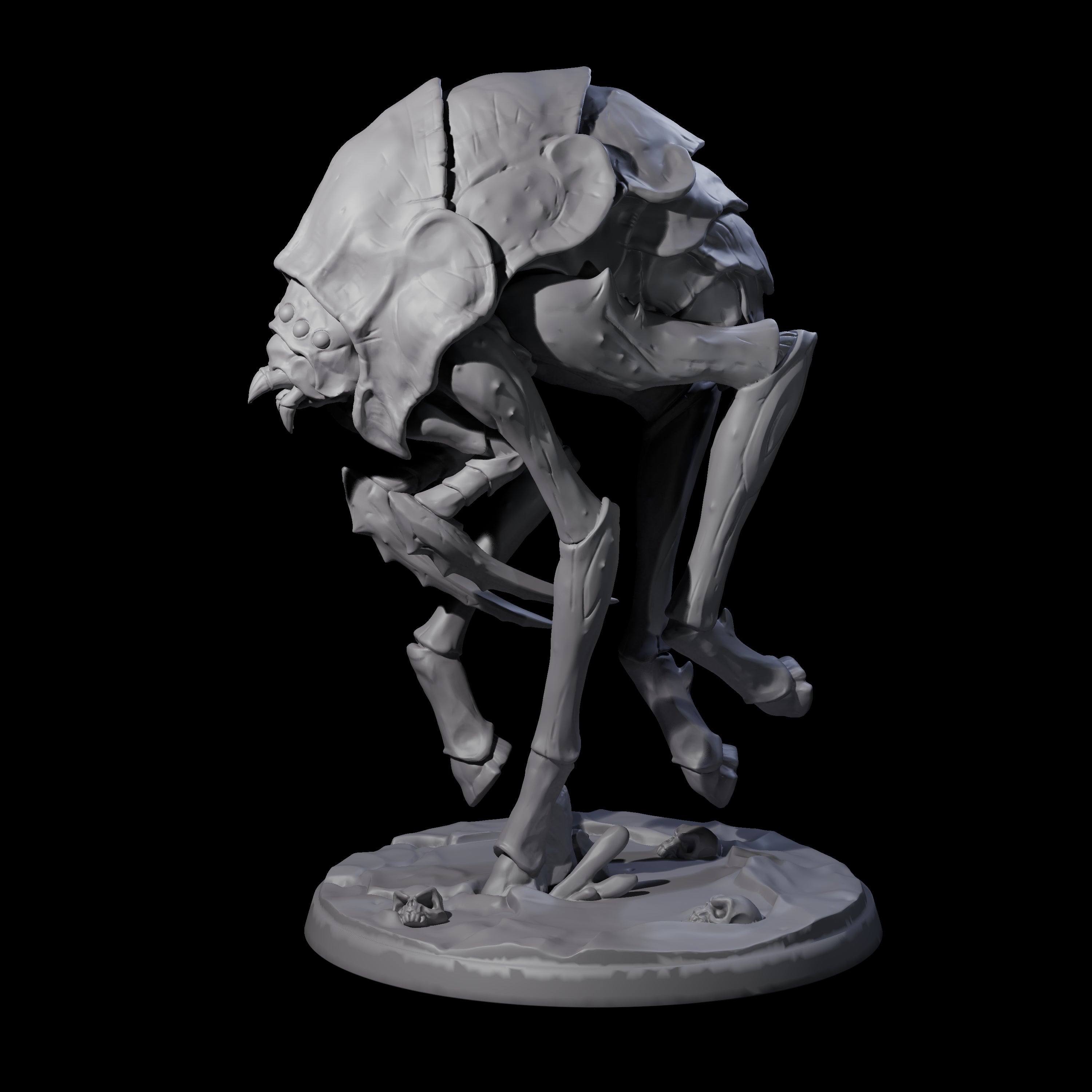 Stalking Underdark Ankheg B Miniature for Dungeons and Dragons, Pathfinder or other TTRPGs