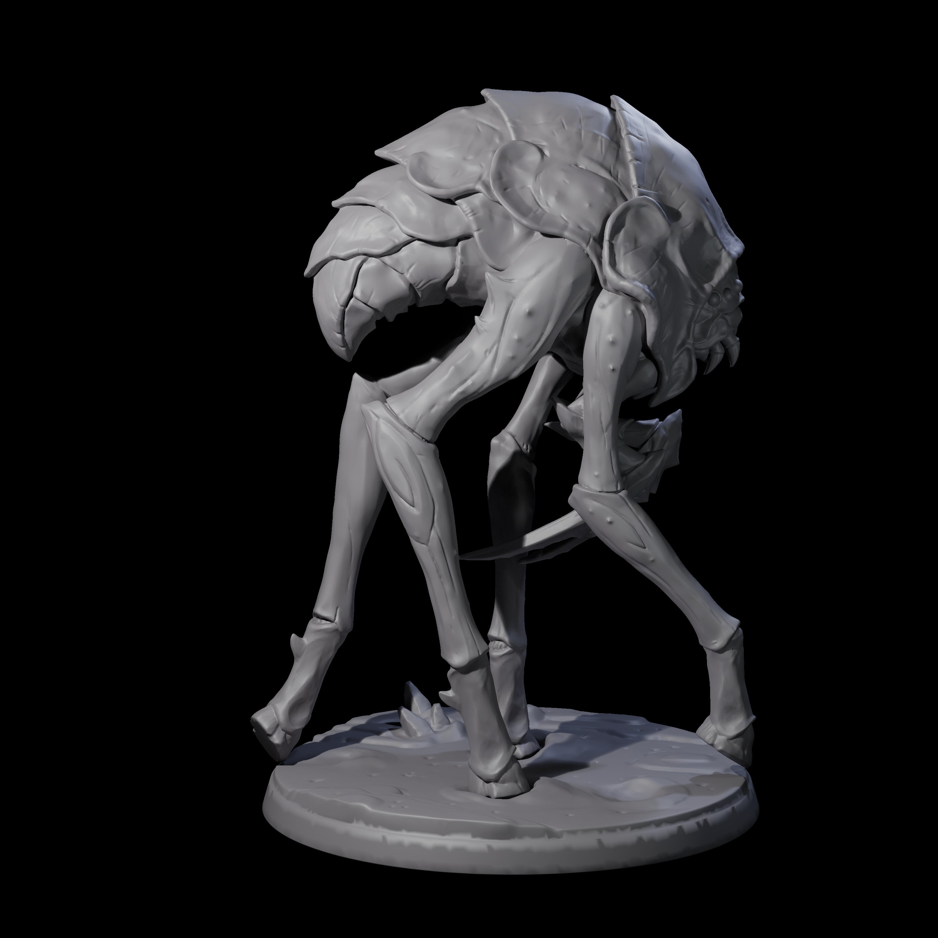 Stalking Underdark Ankheg C Miniature for Dungeons and Dragons, Pathfinder or other TTRPGs