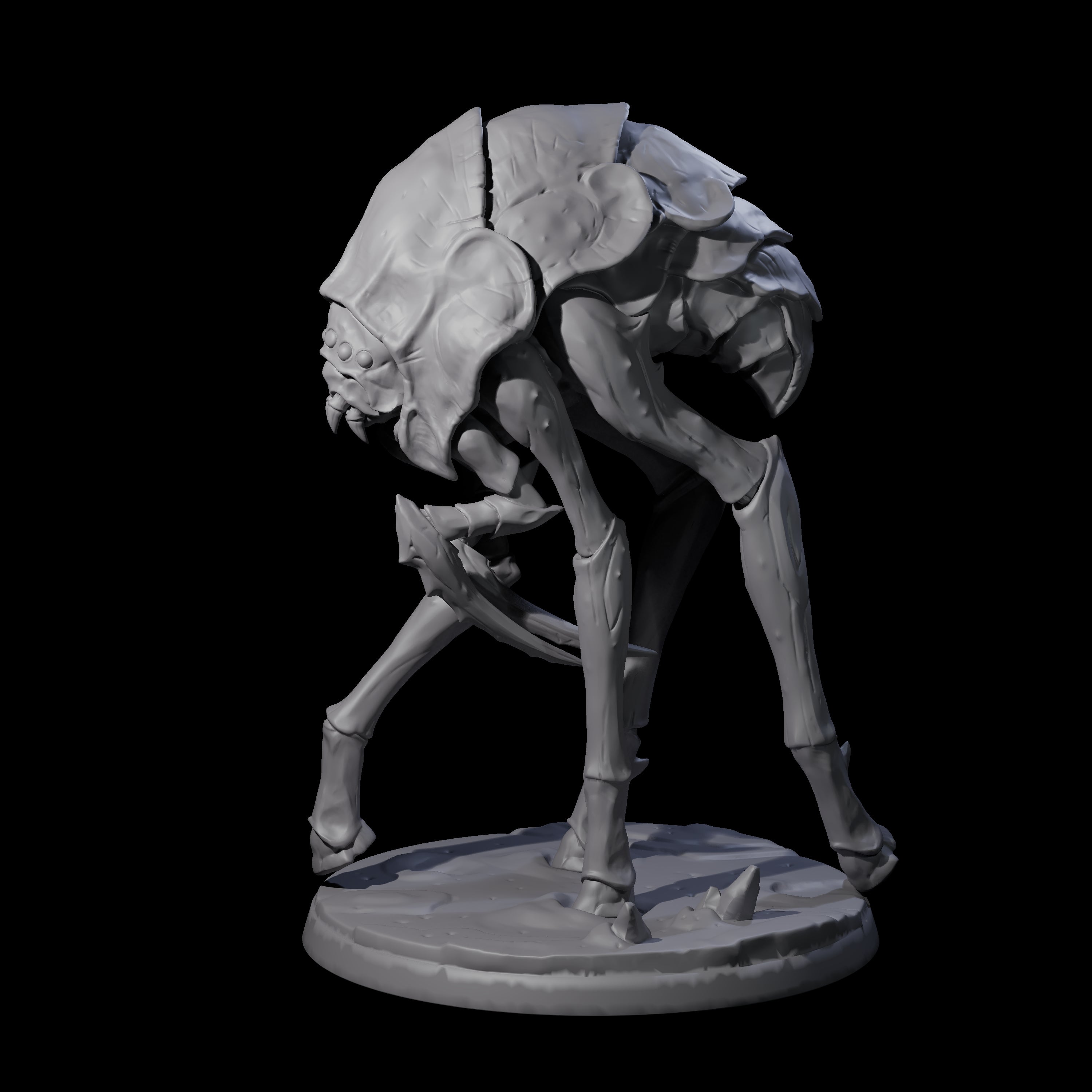 Stalking Underdark Ankheg C Miniature for Dungeons and Dragons, Pathfinder or other TTRPGs