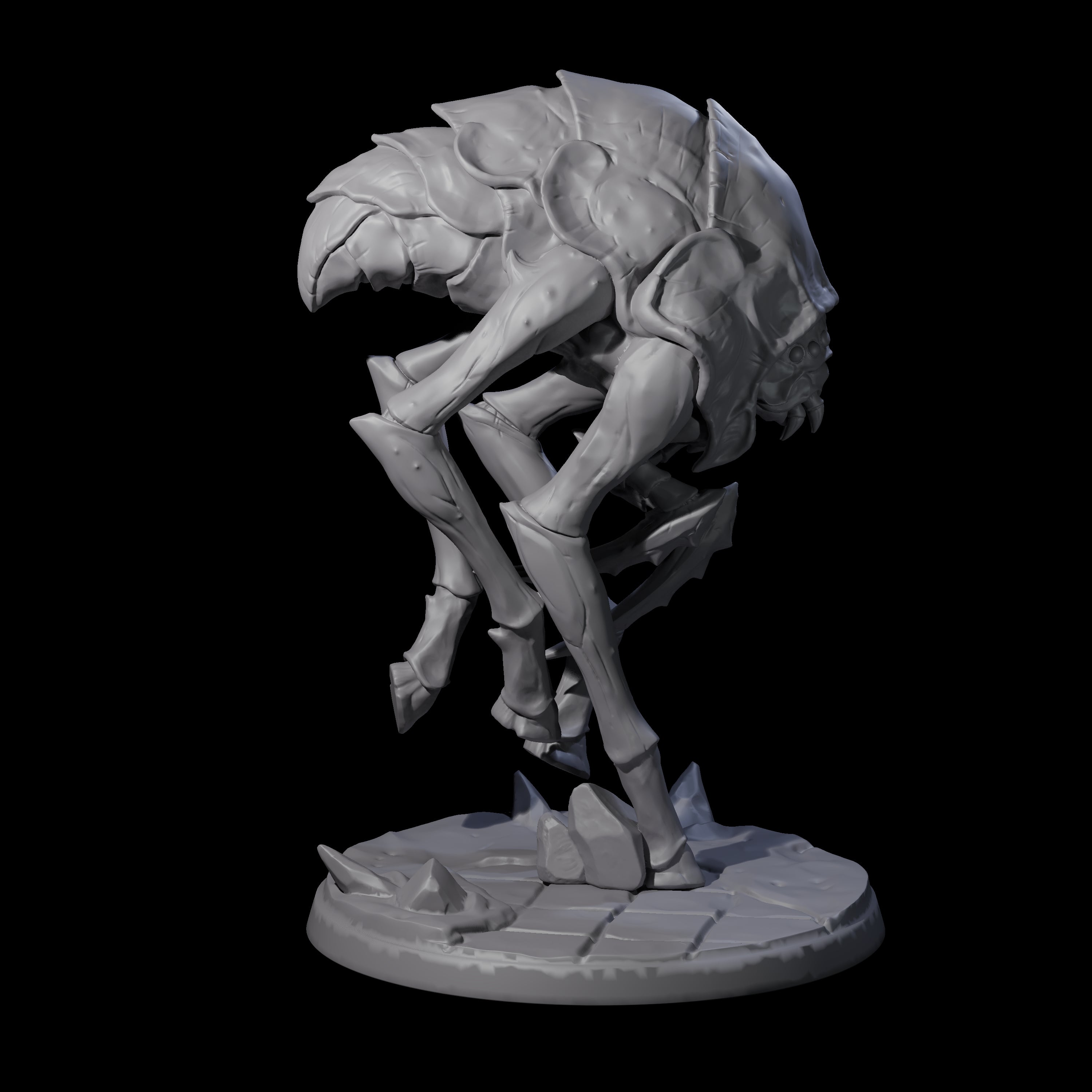 Stalking Underdark Ankheg D Miniature for Dungeons and Dragons, Pathfinder or other TTRPGs