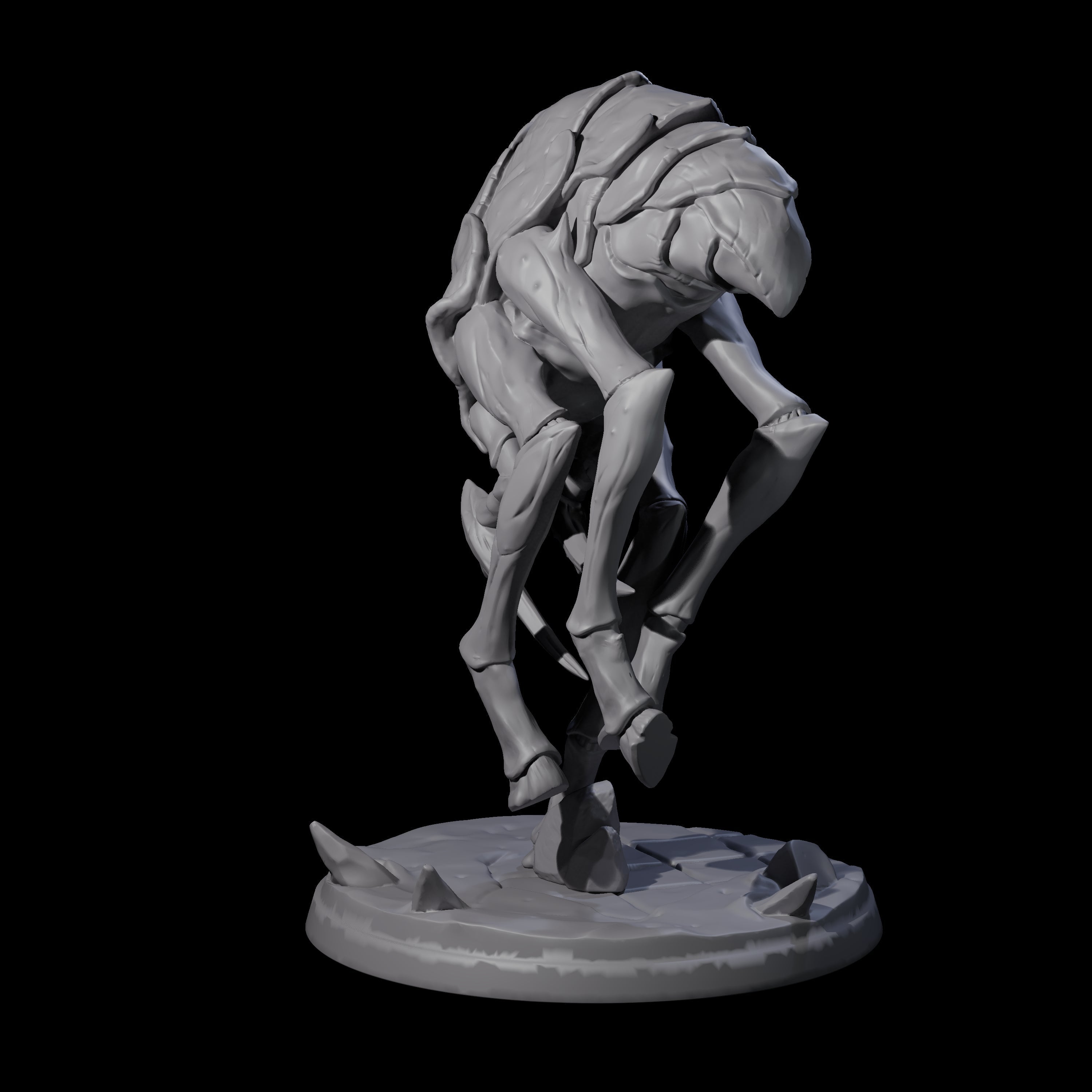 Stalking Underdark Ankheg D Miniature for Dungeons and Dragons, Pathfinder or other TTRPGs