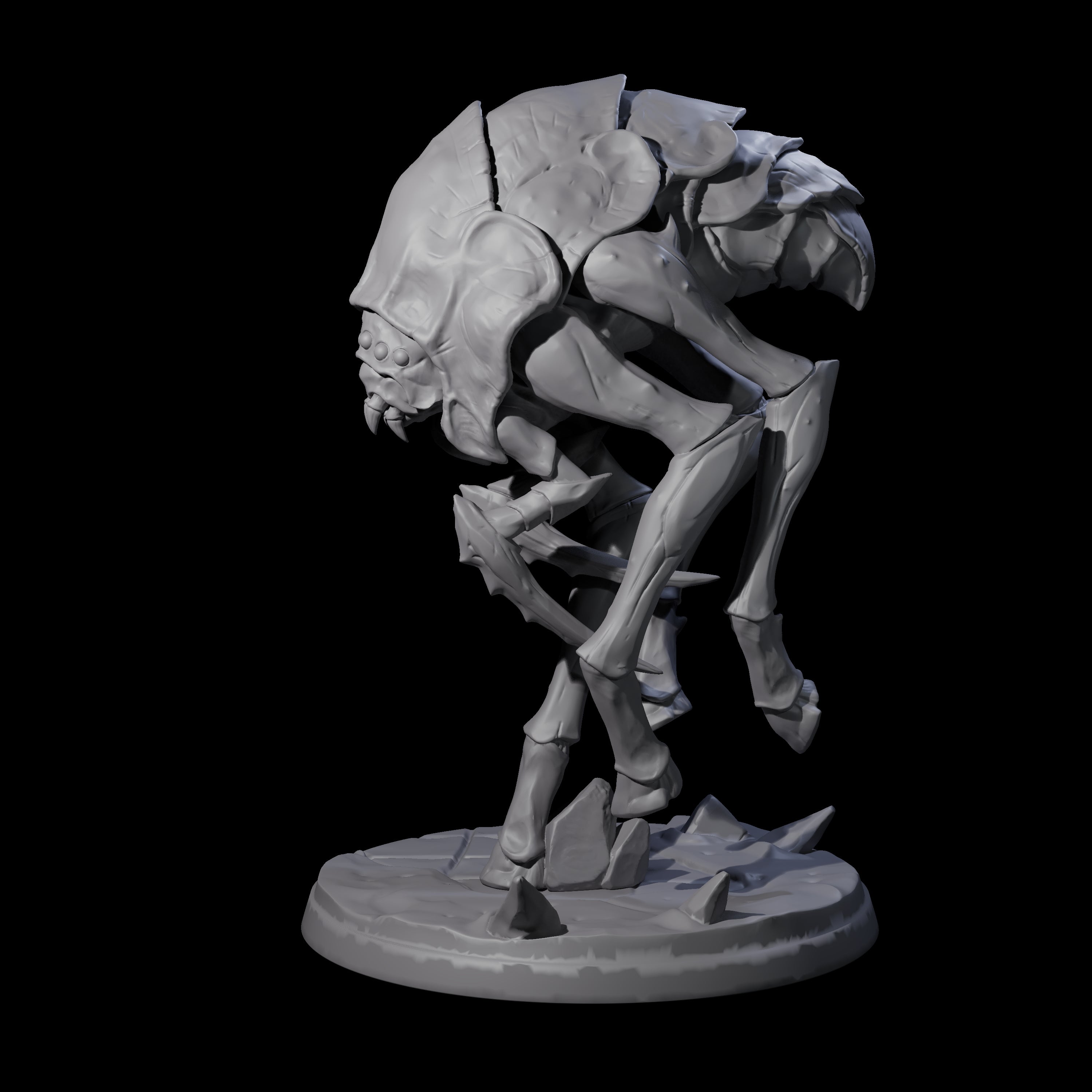 Stalking Underdark Ankheg D Miniature for Dungeons and Dragons, Pathfinder or other TTRPGs